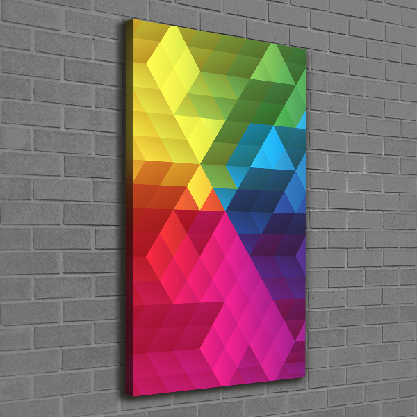 Canvas print Geometric background