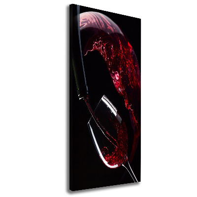 Large canvas wall art Red wine