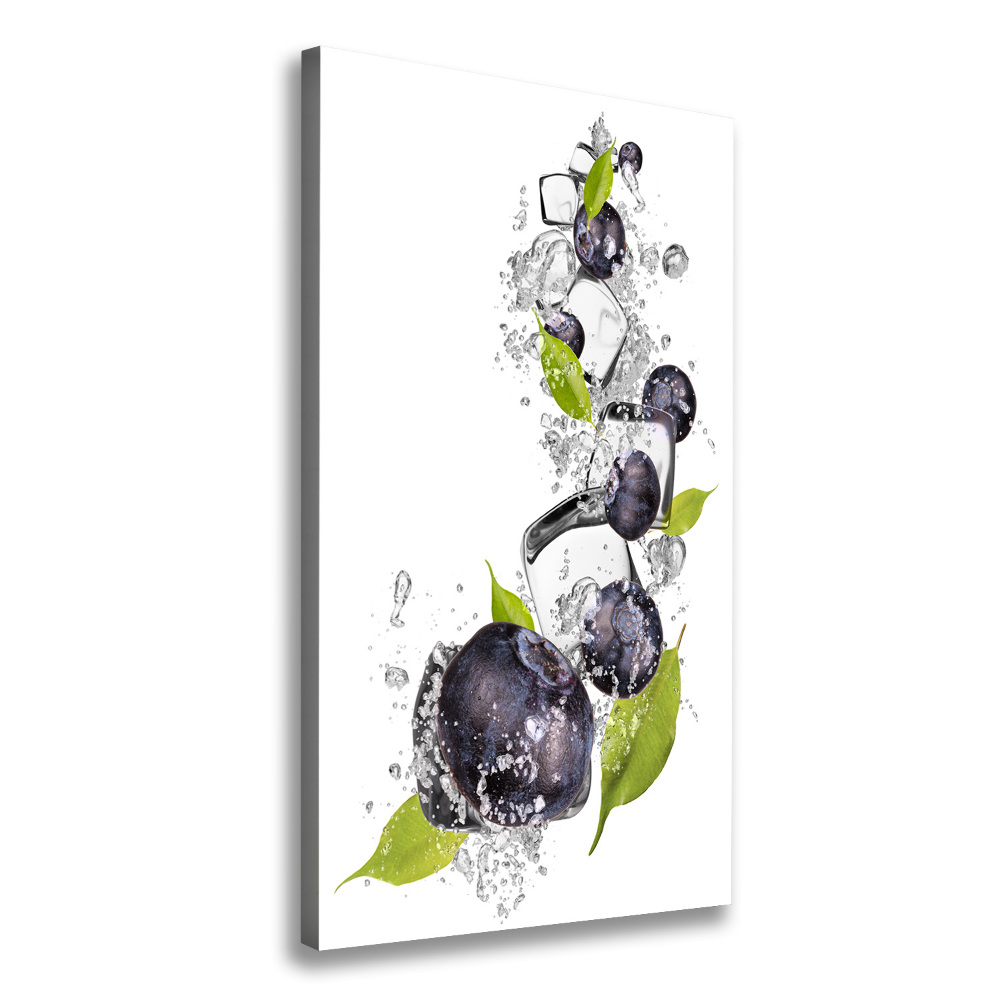 Canvas print Berries and ice