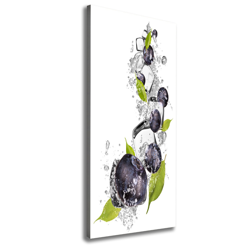 Canvas print Berries and ice