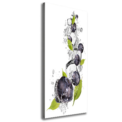 Canvas print Berries and ice