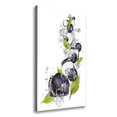 Canvas print Berries and ice