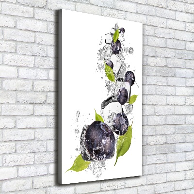 Canvas print Berries and ice