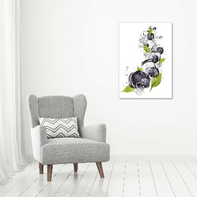 Canvas print Berries and ice