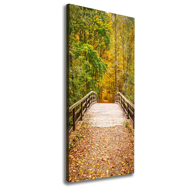 Canvas wall art Forest in autumn