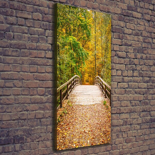 Canvas wall art Forest in autumn