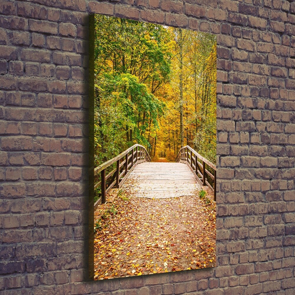 Canvas wall art Forest in autumn