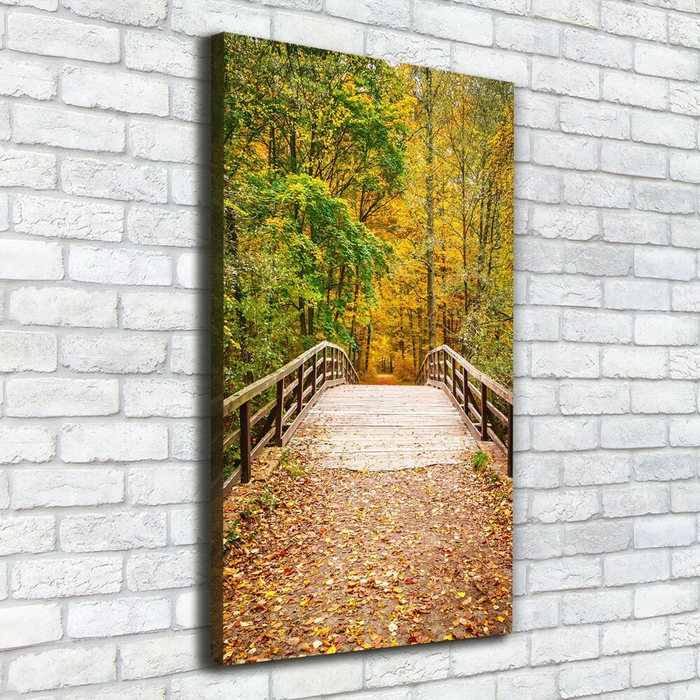 Canvas wall art Forest in autumn