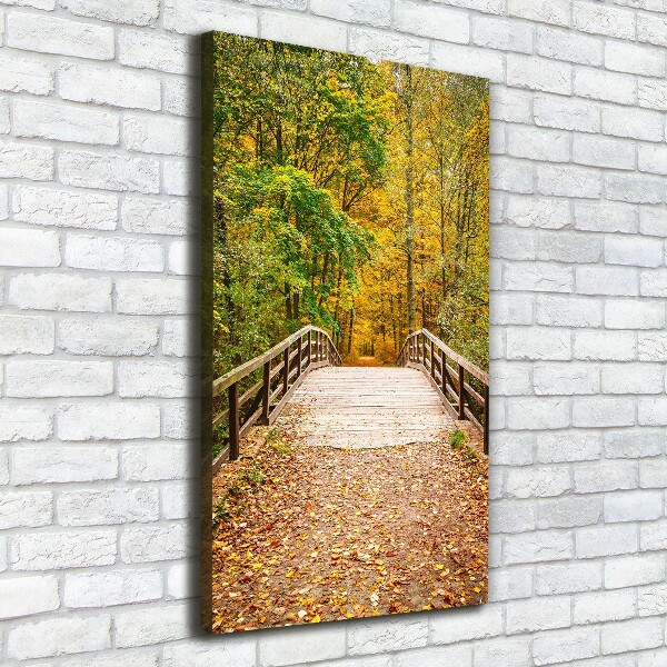 Canvas wall art Forest in autumn