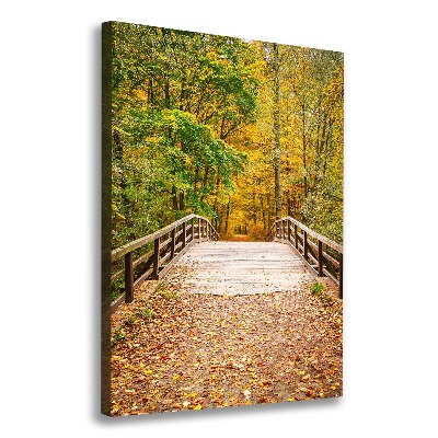 Canvas wall art Forest in autumn