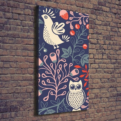 Large canvas wall art Cock