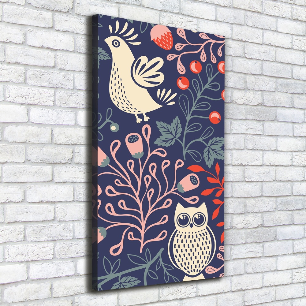 Large canvas wall art Cock