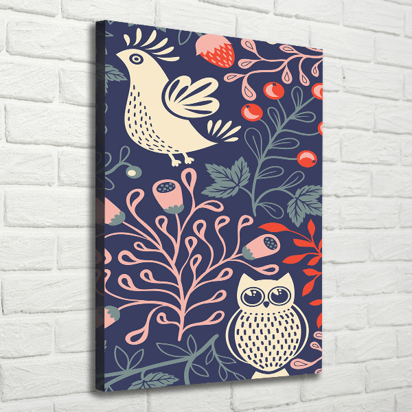 Large canvas wall art Cock