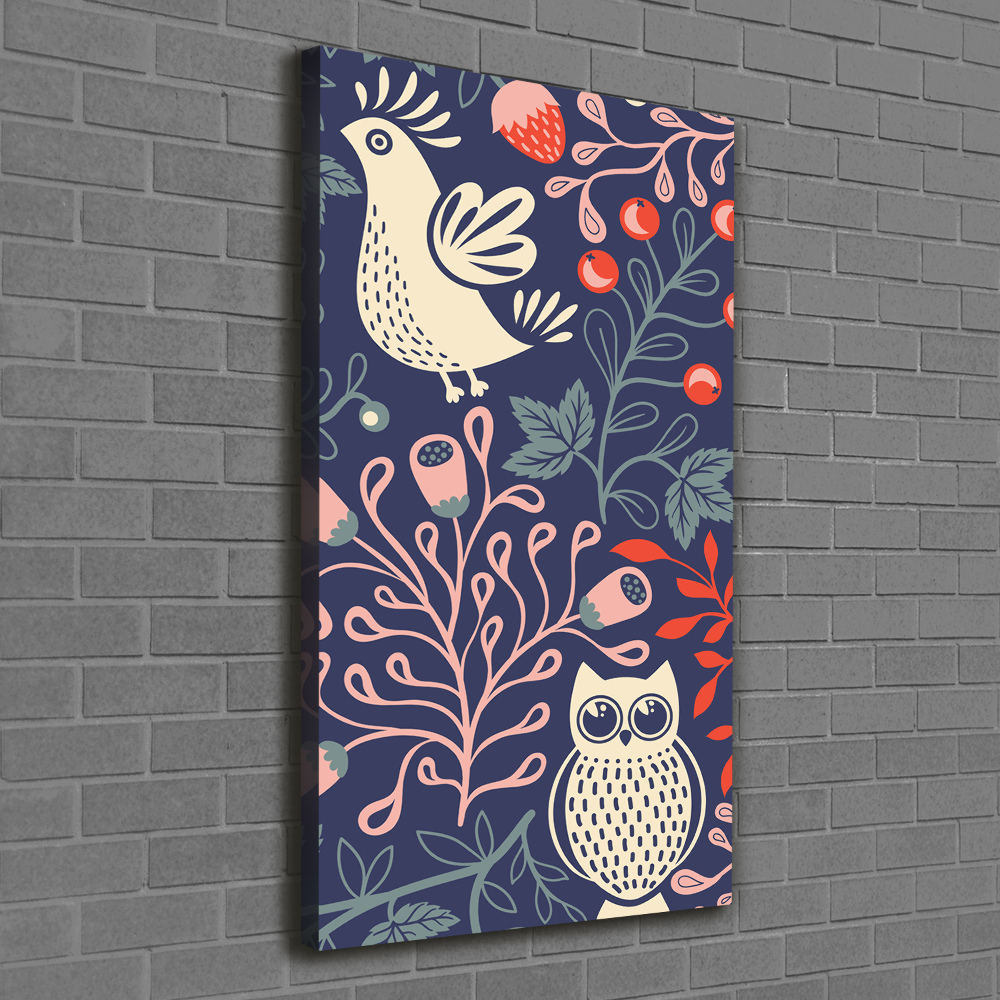 Large canvas wall art Cock