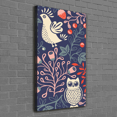 Large canvas wall art Cock