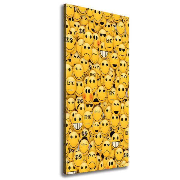 Wall art canvas large Emoticons