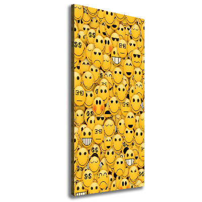 Wall art canvas large Emoticons