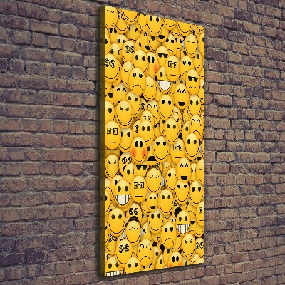 Wall art canvas large Emoticons