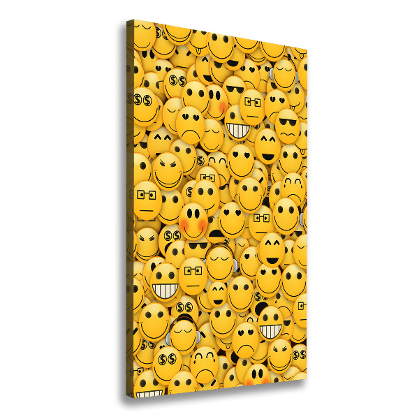 Wall art canvas large Emoticons