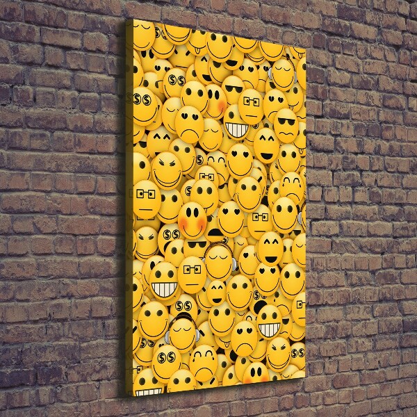 Wall art canvas large Emoticons