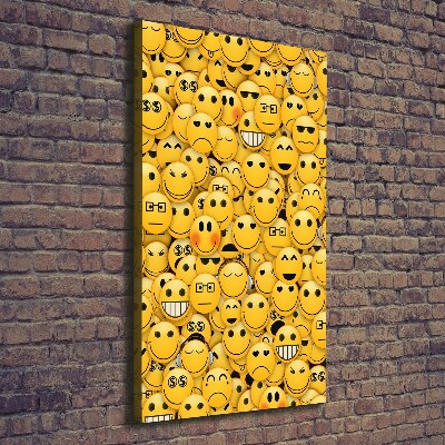 Wall art canvas large Emoticons