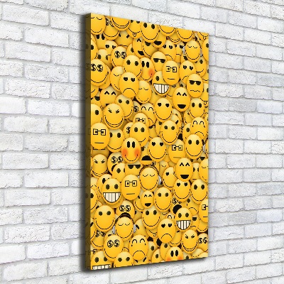 Wall art canvas large Emoticons