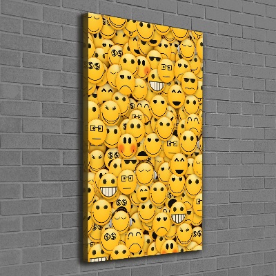 Wall art canvas large Emoticons