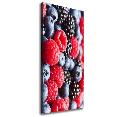 Wall art canvas large Forest fruits