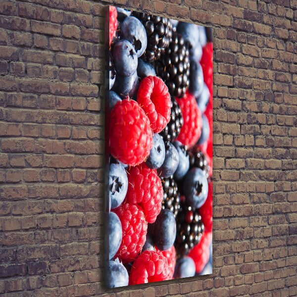 Wall art canvas large Forest fruits