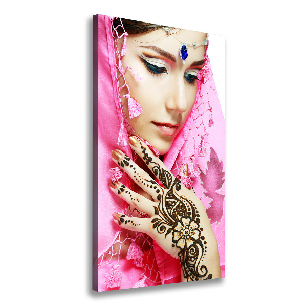 Canvas wall art Indian woman