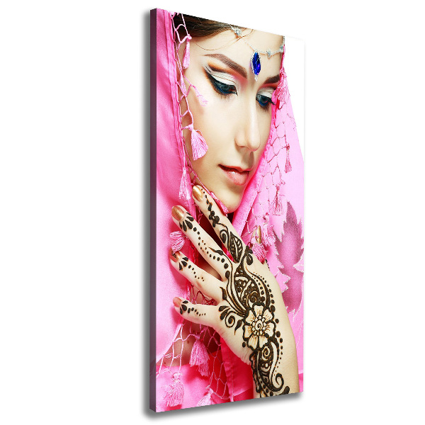 Canvas wall art Indian woman