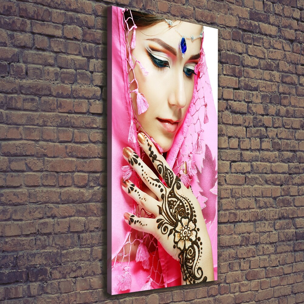 Canvas wall art Indian woman