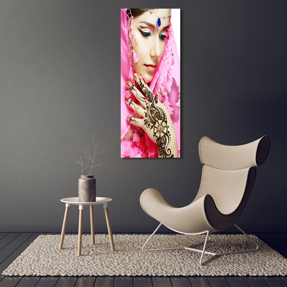 Canvas wall art Indian woman