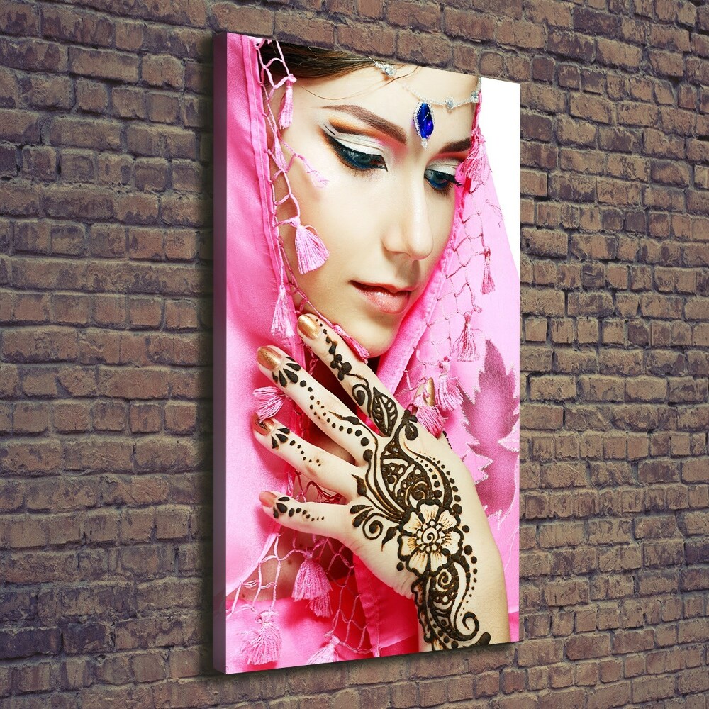 Canvas wall art Indian woman