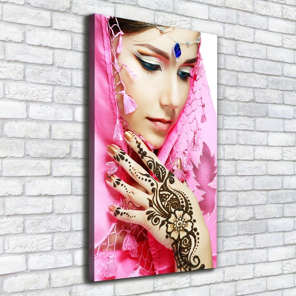 Canvas wall art Indian woman