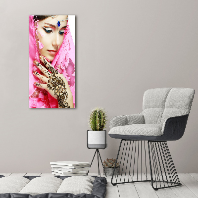 Canvas wall art Indian woman