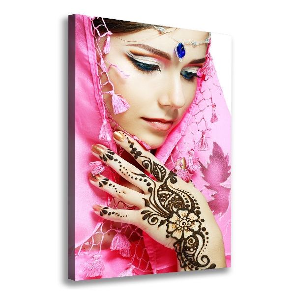 Canvas wall art Indian woman