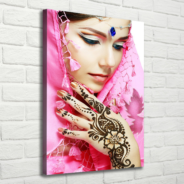 Canvas wall art Indian woman