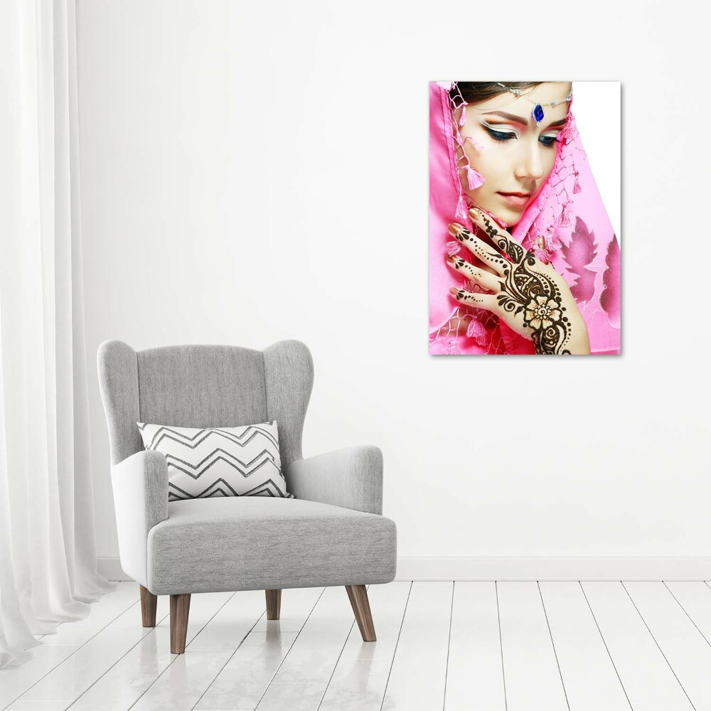 Canvas wall art Indian woman