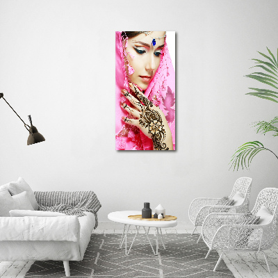 Canvas wall art Indian woman