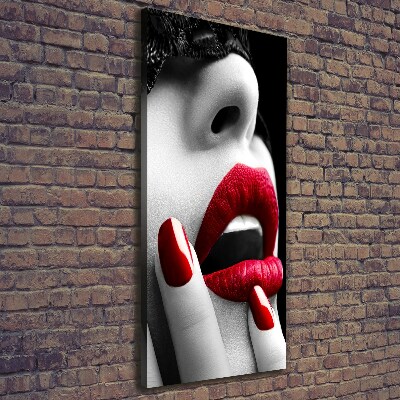 Large canvas wall art Lace mask