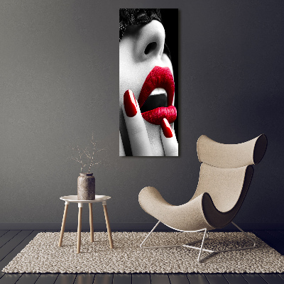 Large canvas wall art Lace mask