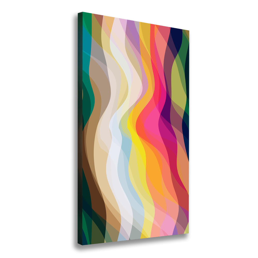 Large canvas wall art Wave abstraction