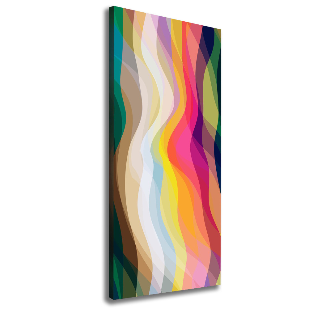 Large canvas wall art Wave abstraction