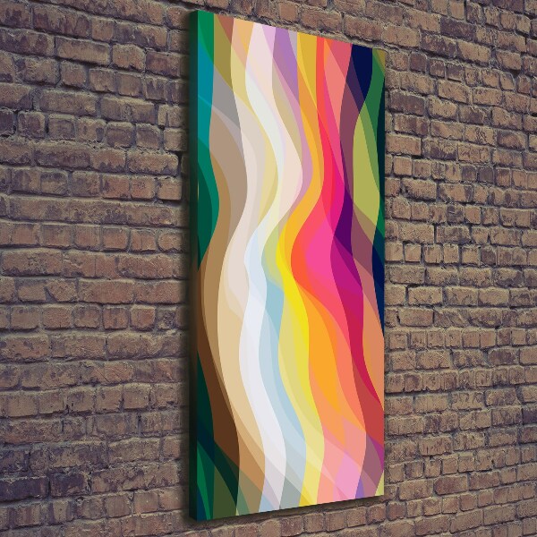 Large canvas wall art Wave abstraction