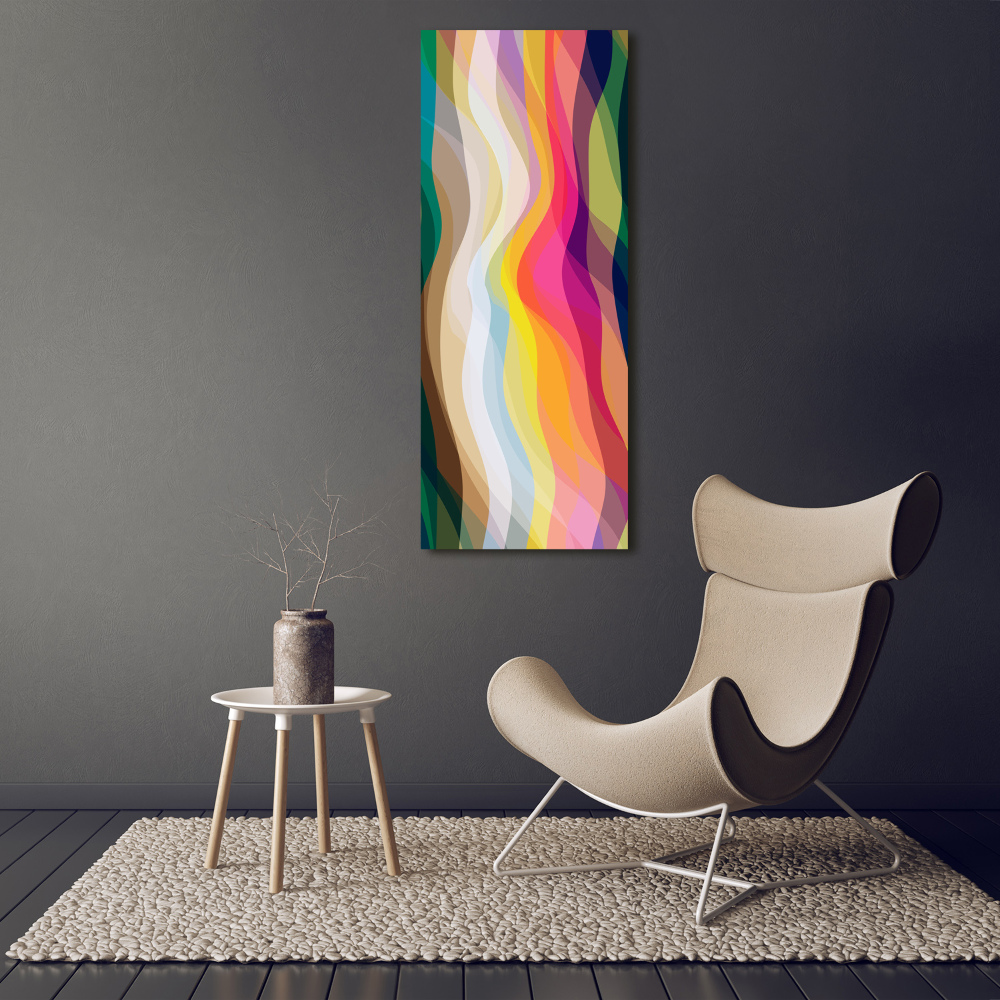 Large canvas wall art Wave abstraction