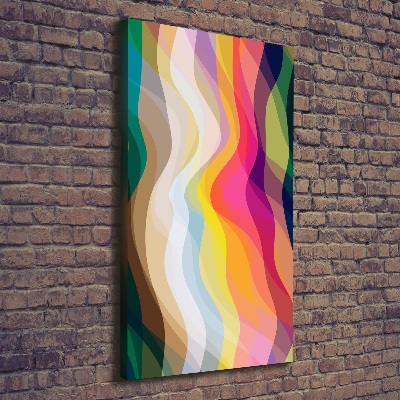 Large canvas wall art Wave abstraction