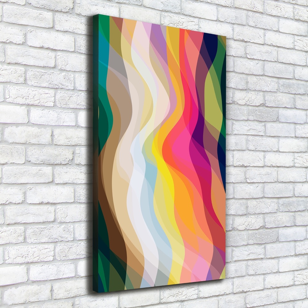 Large canvas wall art Wave abstraction