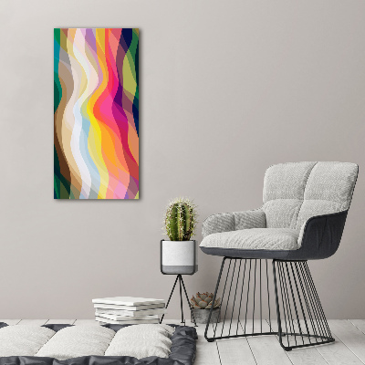 Large canvas wall art Wave abstraction