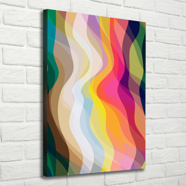 Large canvas wall art Wave abstraction